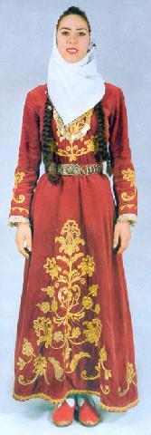 Local Costumes, Erzurum, Woman